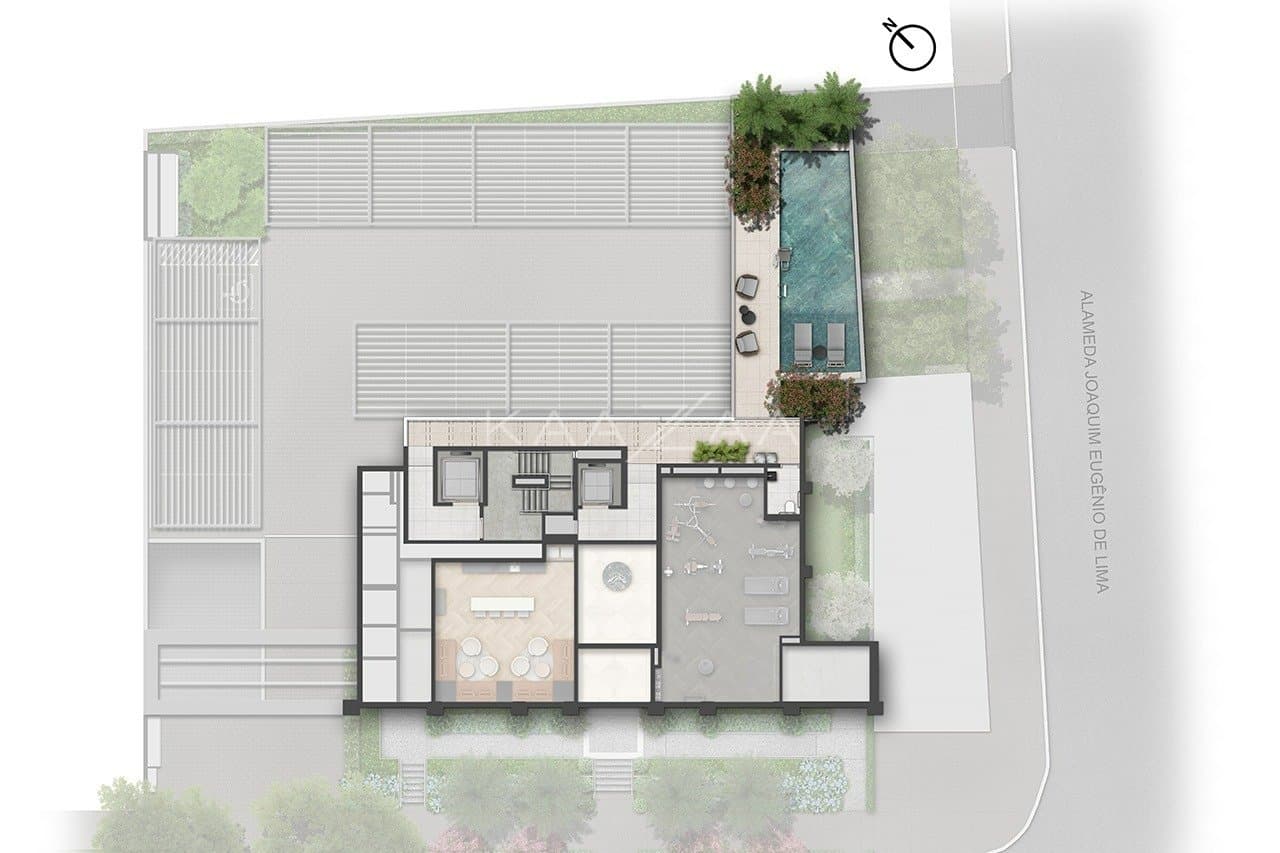 Incrível projeto Lindenberg: para viver com conforto e elegância em uma rua cobiçada no Jardim Paulista. - Foto 13