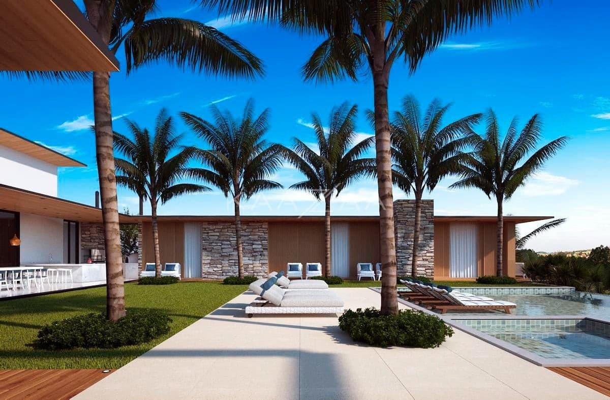 Um projeto de casa de campo feito para limpar a vista e se inspirar. No condomínio Quinta da Baroneza. - Foto 23