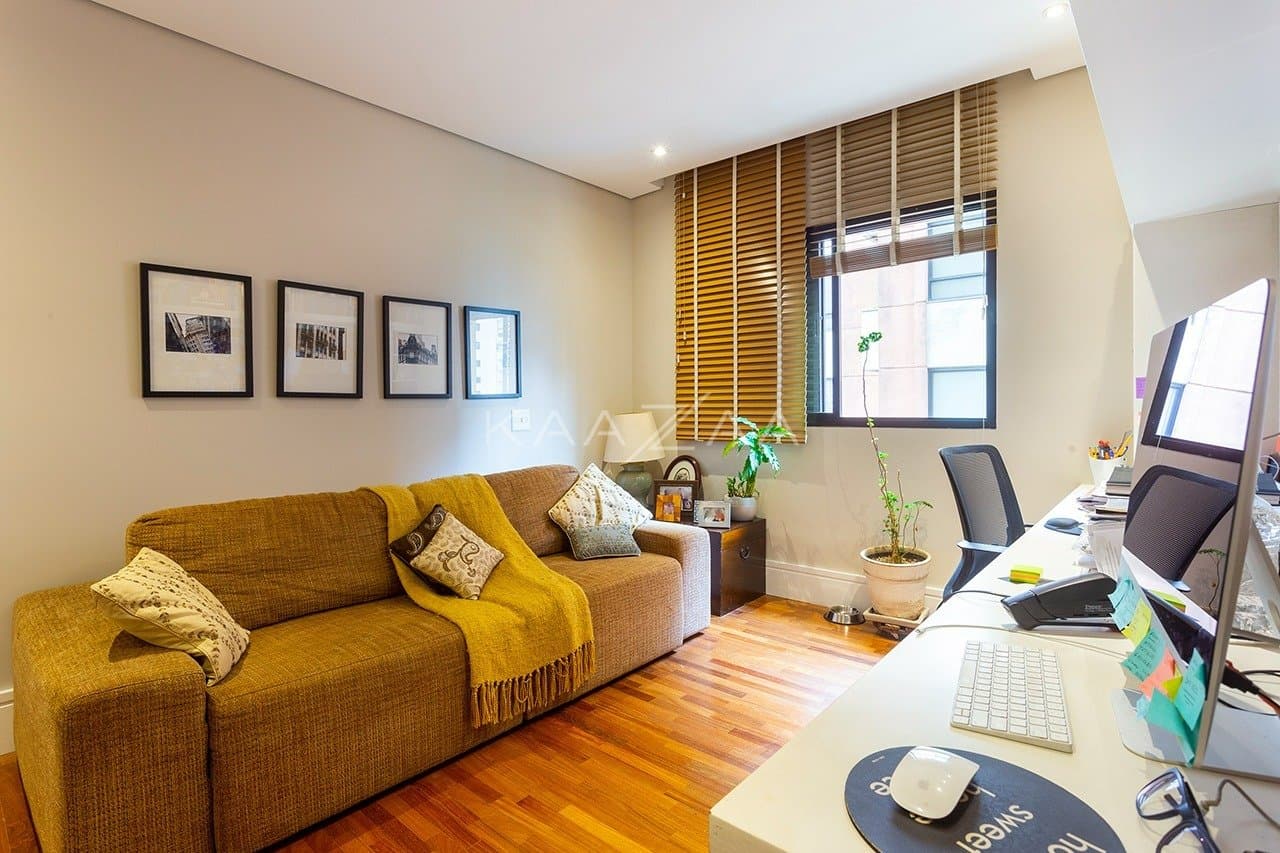 Belíssimo apartamento com pé-direito duplo em região super tranquila de Moema. - Foto 34