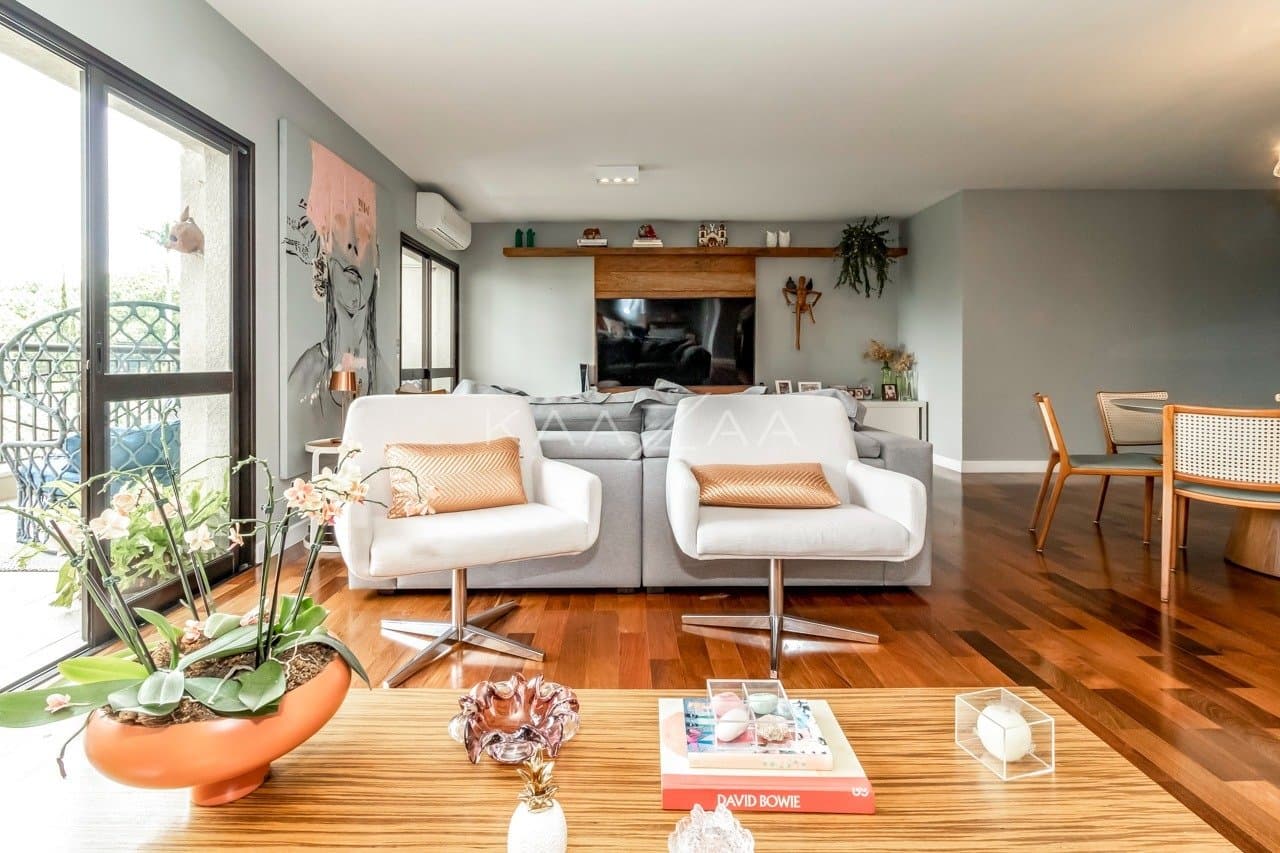 Apartamento duplex super charmoso e inspirador em Alto de Pinheiros. Em condomínio exclusivo com linda vista verde, ao lado do parque. - Foto 3