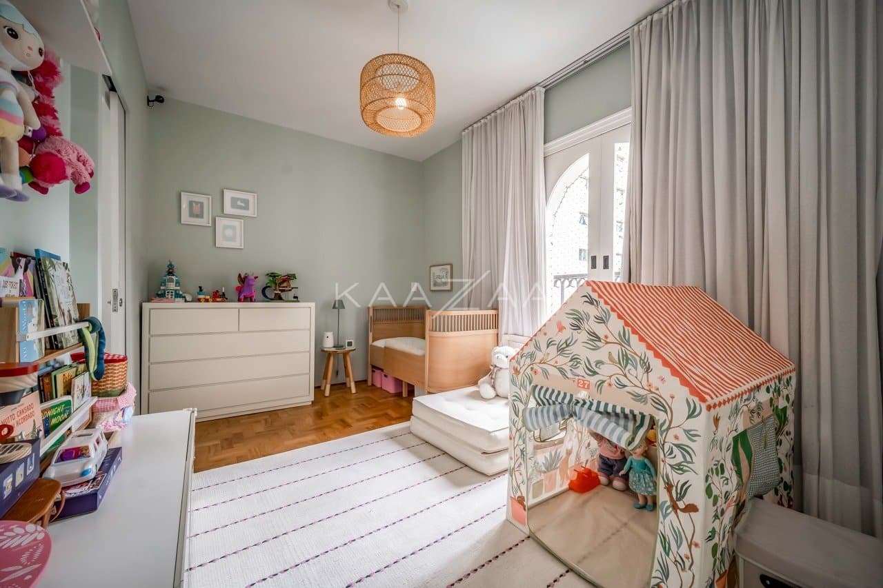 No Itaim Bibi, um apartamento lindíssimo com reforma de Marina Linhares e vista para o Parque do Povo - Foto 19