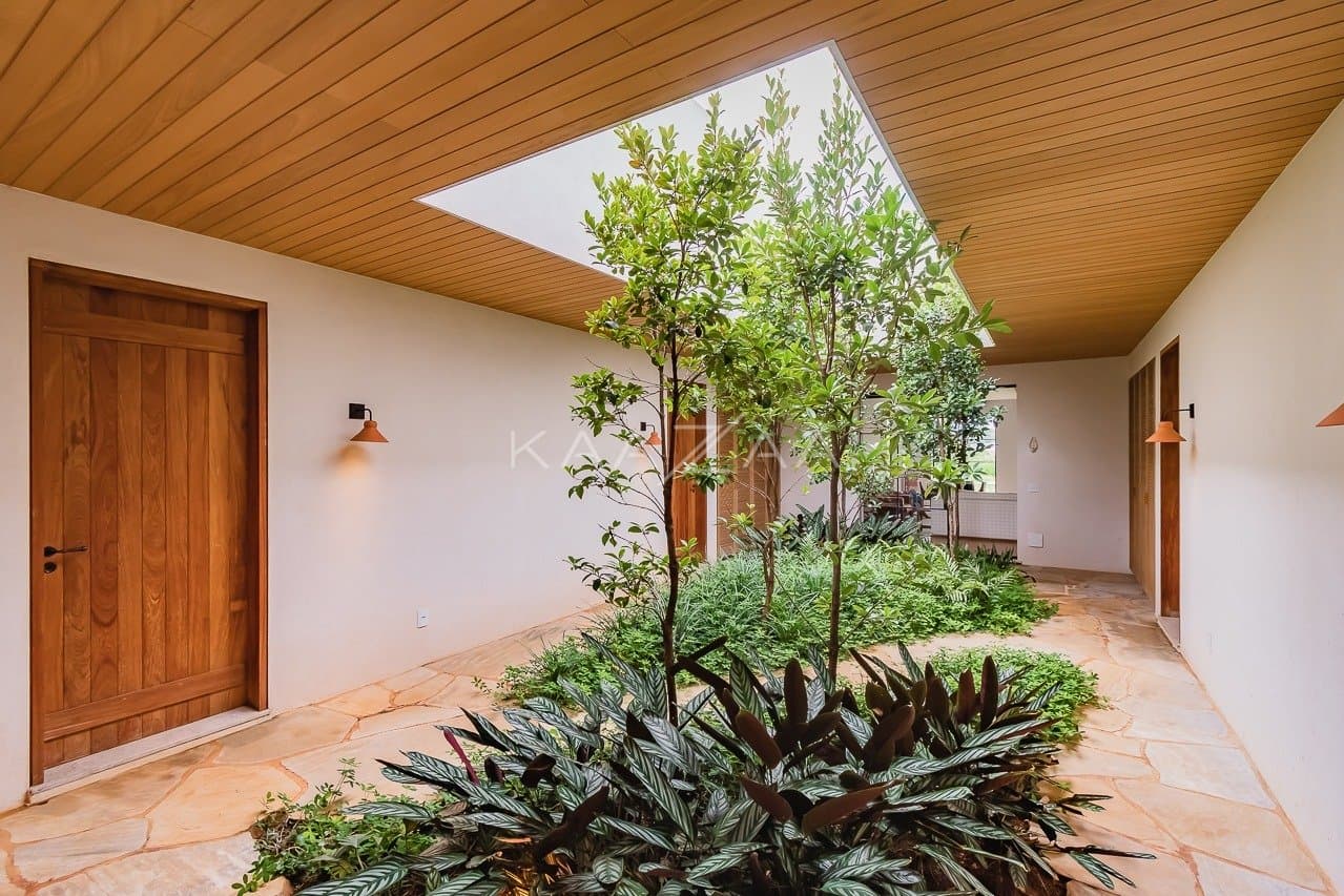Um refúgio rústico-contemporâneo na Fazenda Boa Vista. - Foto 63