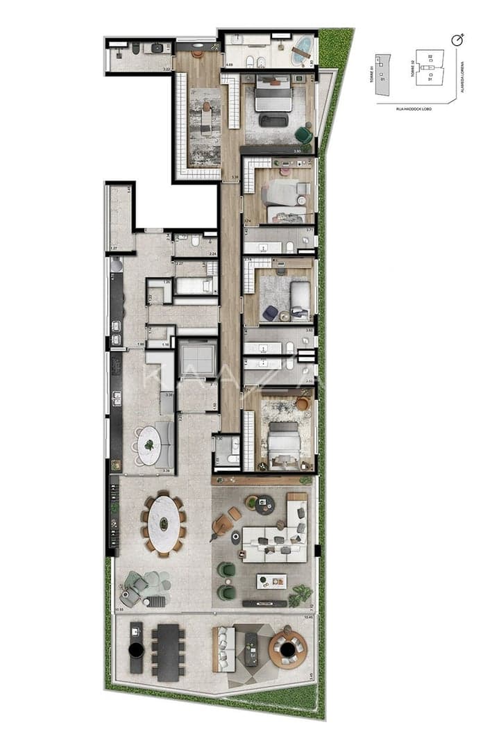 Empreendimento com arquitetura de autor, ambientes inovadores e diversas amenidades no Jardins. - Foto 17