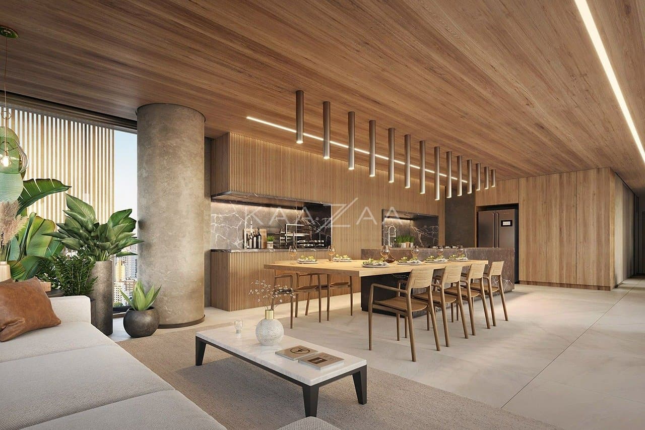 No Itaim Bibi, projeto belíssimo, rico em marcenaria e muito verde. Rodeado de lazer, com design elegante e arquitetura de autor. - Foto 10