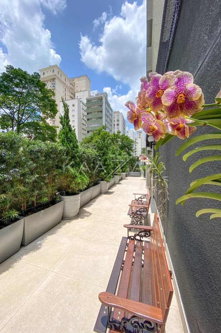 Moderno e aprazível, um apartamento com vista verde no Jardim Paulista. - Foto 9