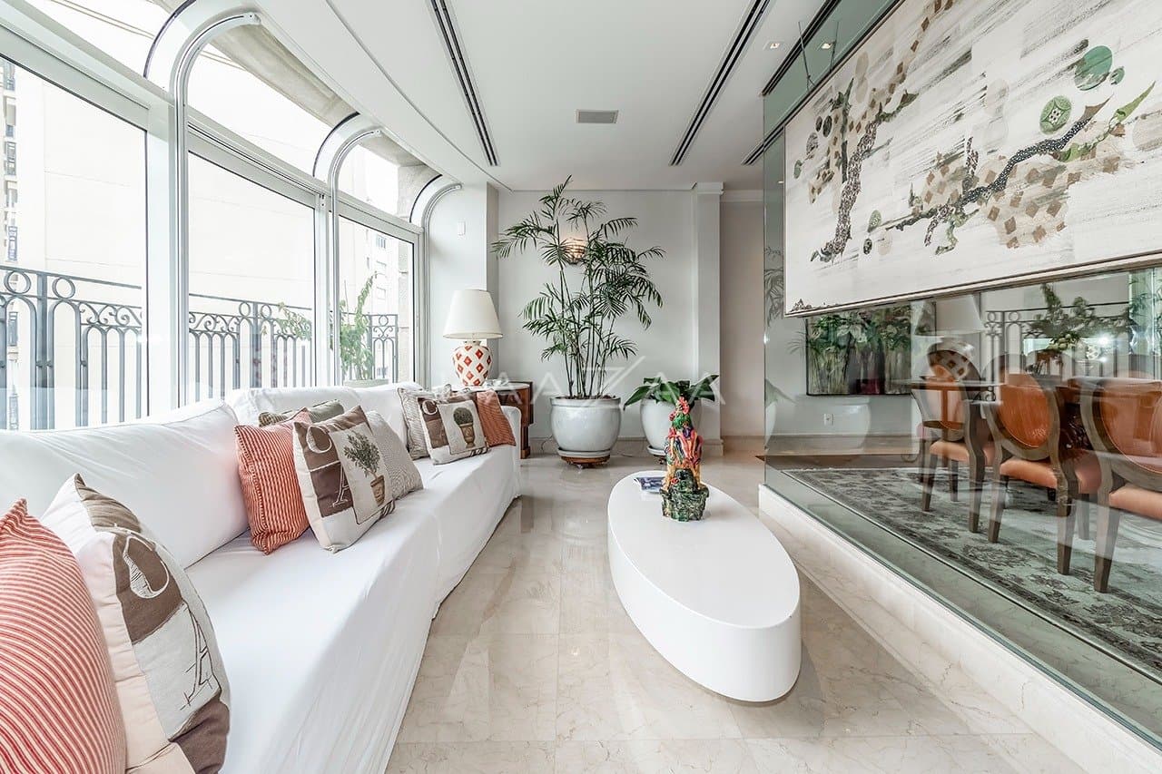 Ambientes suntuosos, planta ampla e vista panorâmica. Apartamento neoclássico no Jardim Guedala. - Foto 26