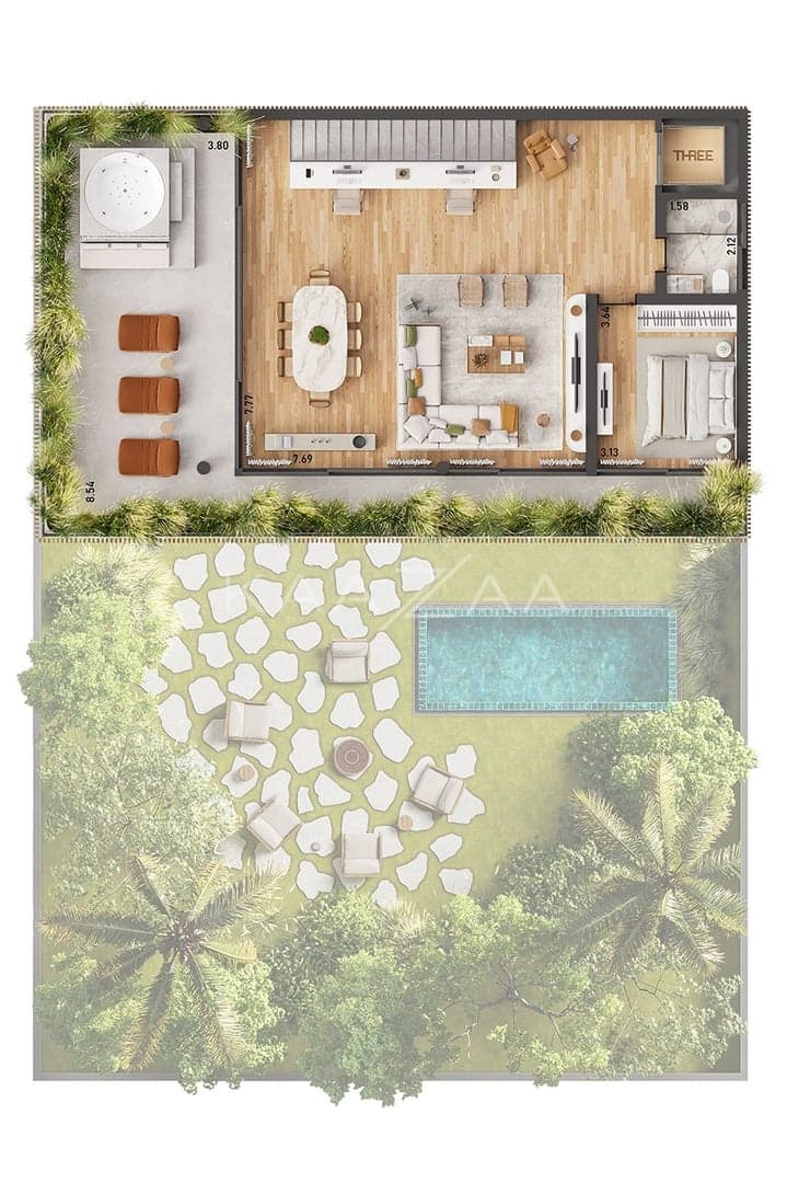 Arquitetura integrada ao verde. Lançamento de casas exclusivas em condomínio na Cidade Jardim. - Foto 15