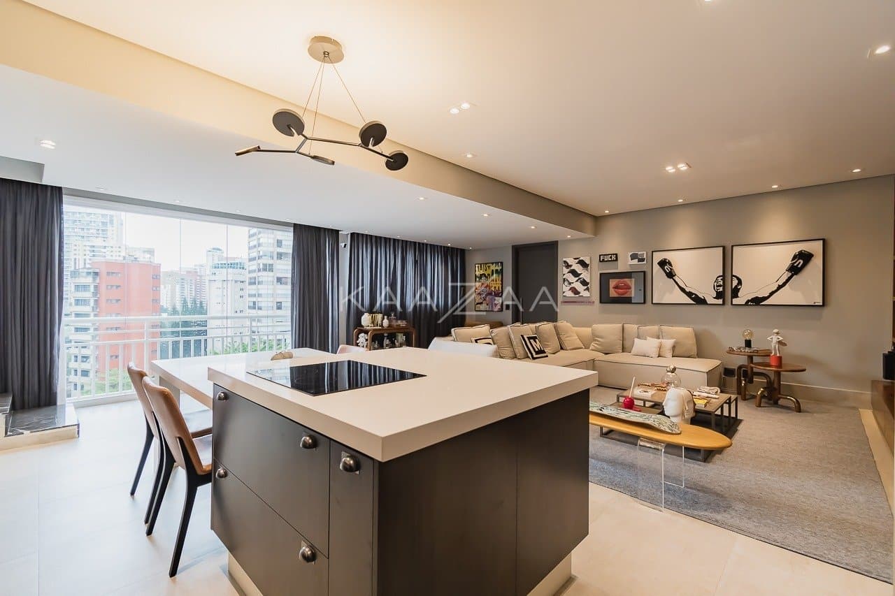 Ares descolados em apartamento duplex contemporâneo na Vila Nova Conceição. - Foto 27