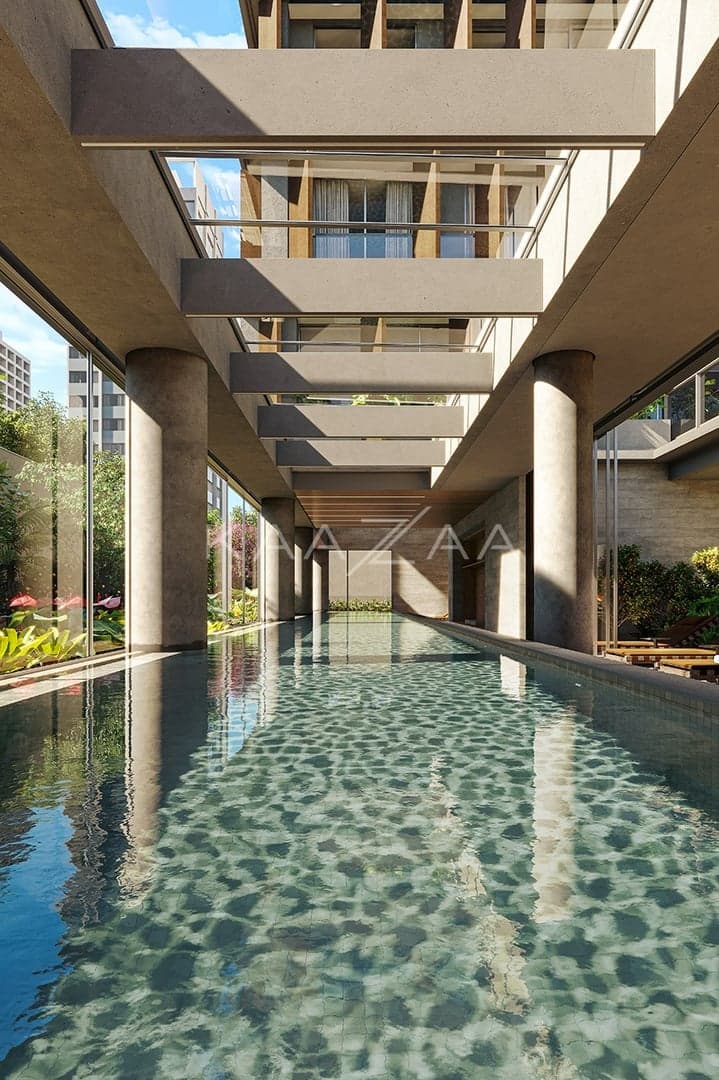 Apartamento com arquitetura de renome internacional neste projeto sustentável e inovador. Lançamento no Itaim Bibi. - Foto 13