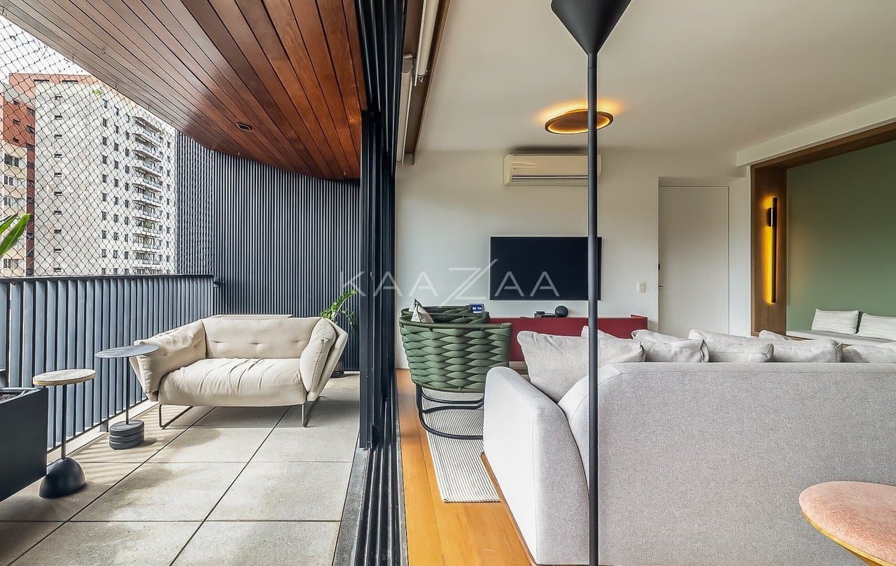 Apartamento iluminado, com uma reforma surpreendente e uma ótima vista, na Vila Madalena. - Foto 8