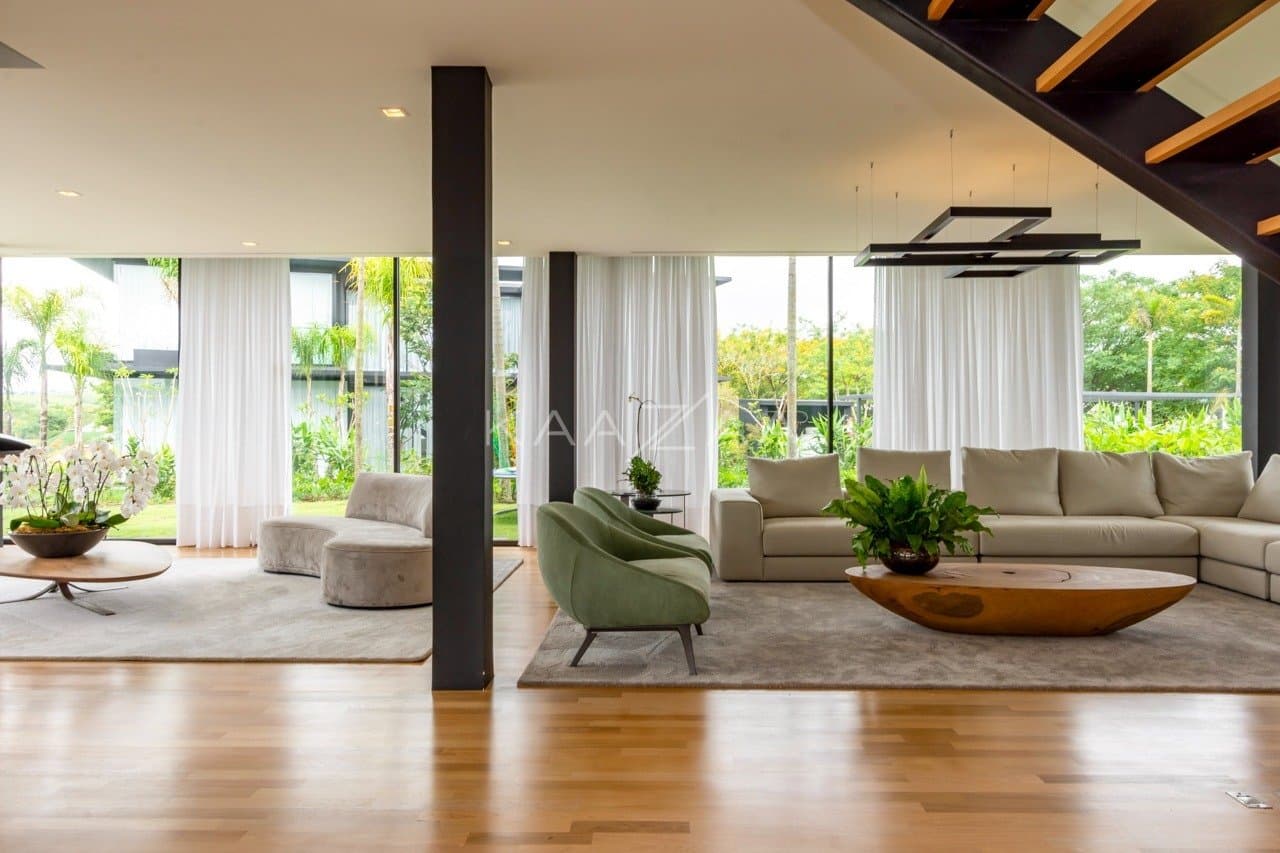 Puro charme e elegância. Casa espetacular em frente ao lago na Fazenda Boa Vista. - Foto 1