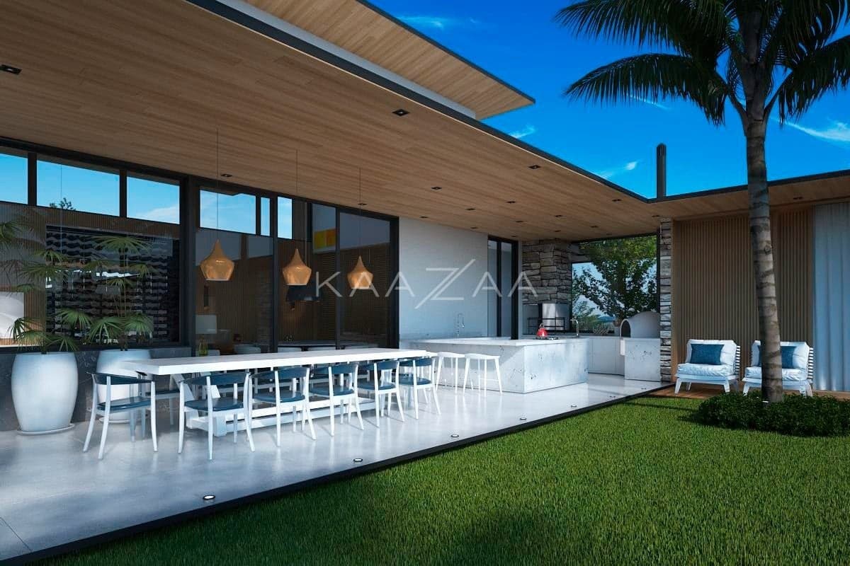 Um projeto de casa de campo feito para limpar a vista e se inspirar. No condomínio Quinta da Baroneza. - Foto 25