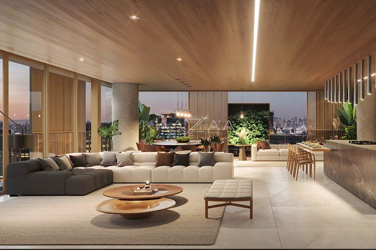 No Itaim Bibi, projeto belíssimo, rico em marcenaria e muito verde. Rodeado de lazer, com design elegante e arquitetura de autor. - Foto 6