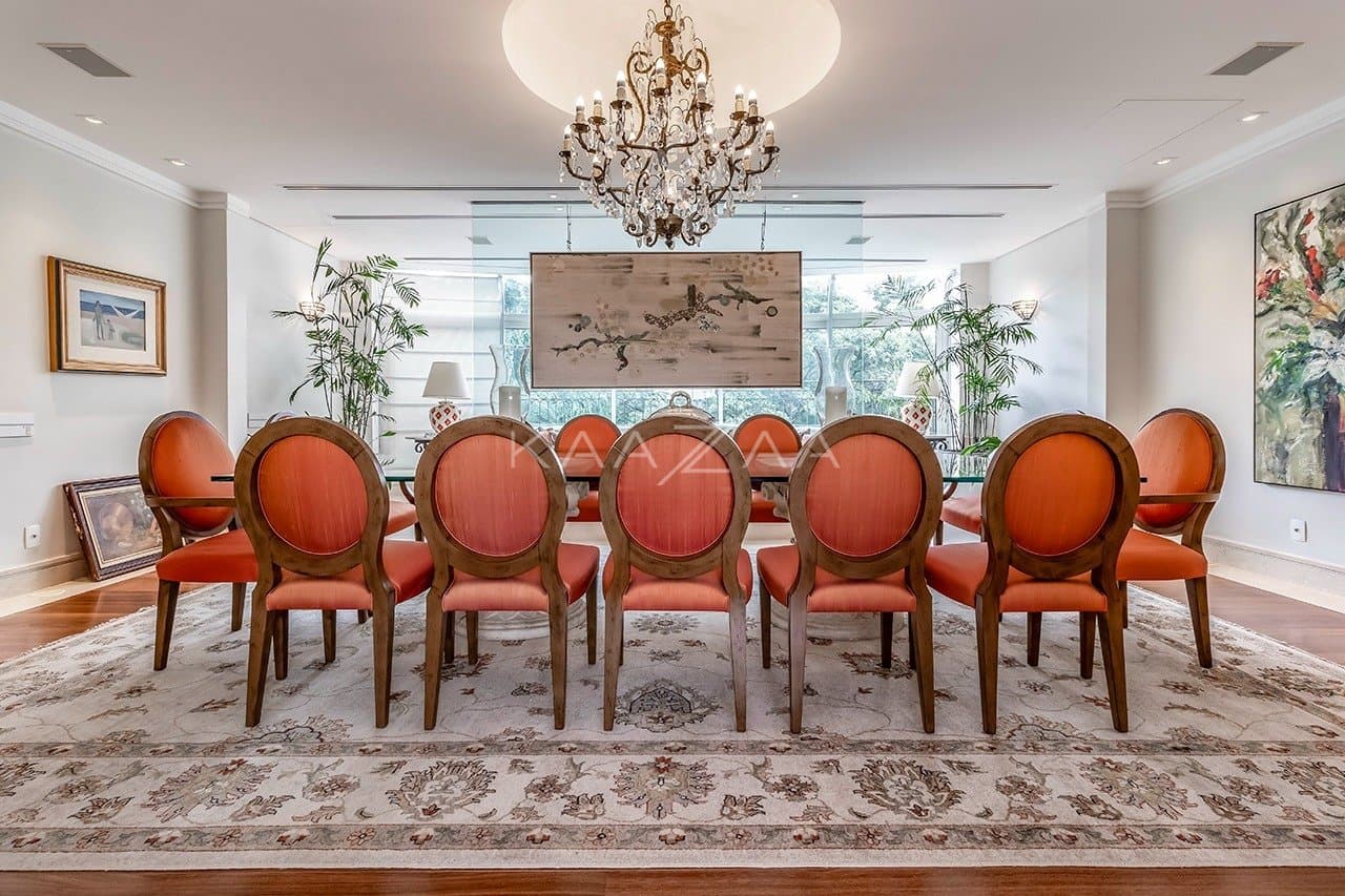 Ambientes suntuosos, planta ampla e vista panorâmica. Apartamento neoclássico no Jardim Guedala. - Foto 23