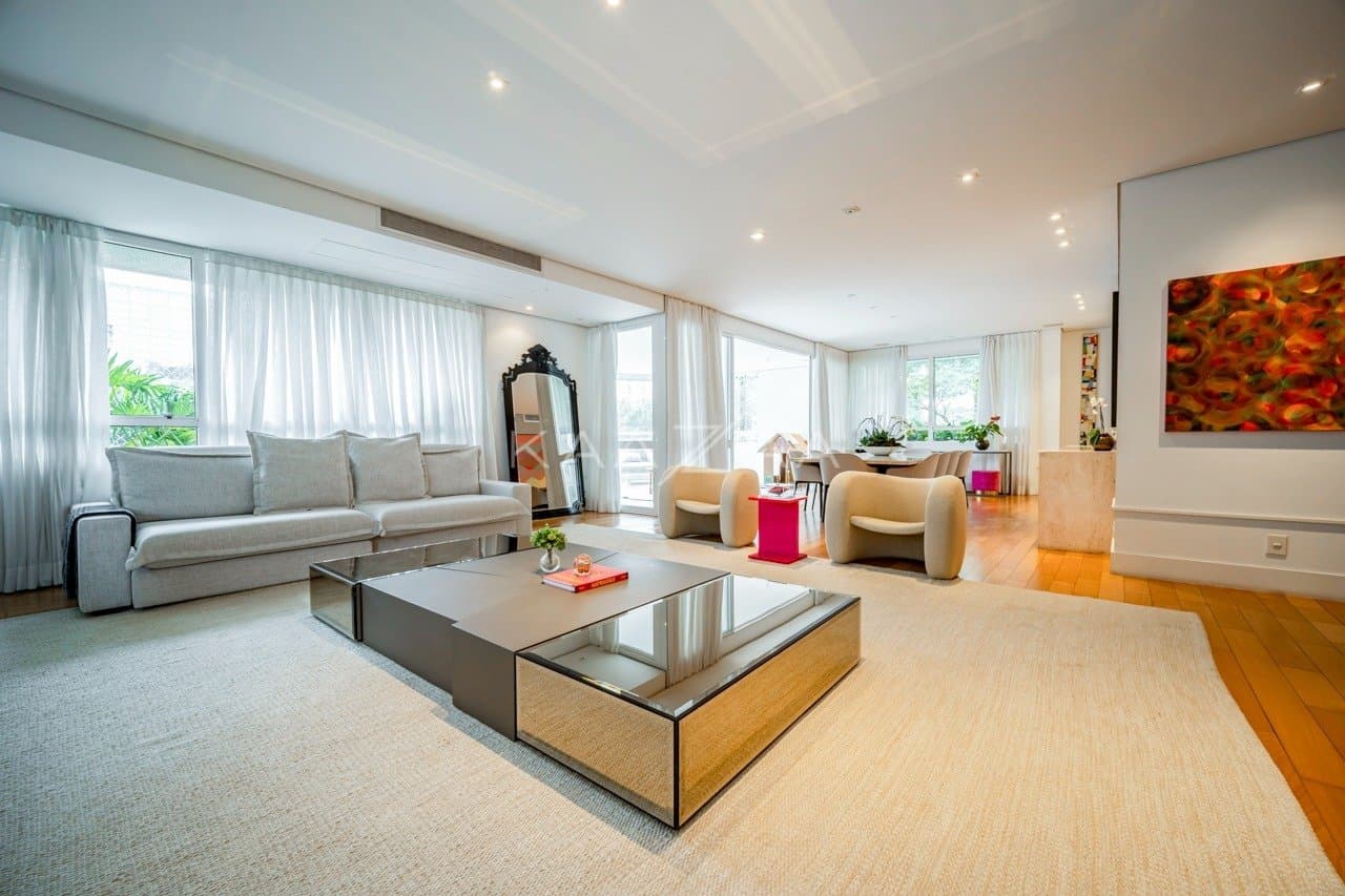 Conforto e amplitude no Itaim Bibi. Apartamento lindíssimo com vista para a copa das árvores. - Foto 4
