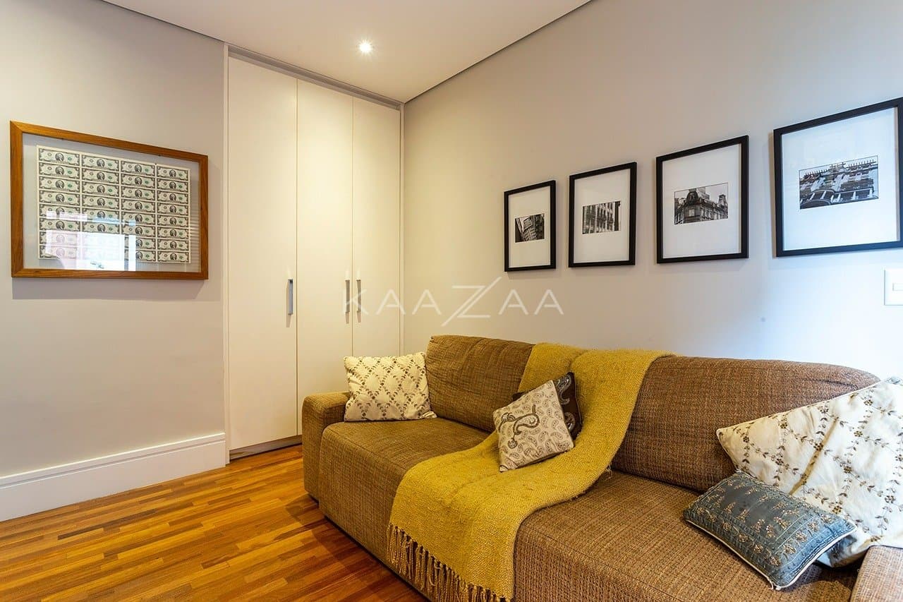 Belíssimo apartamento com pé-direito duplo em região super tranquila de Moema. - Foto 35