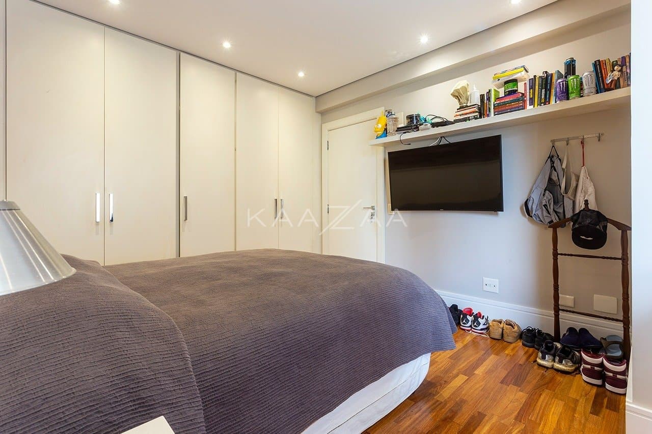 Belíssimo apartamento com pé-direito duplo em região super tranquila de Moema. - Foto 31